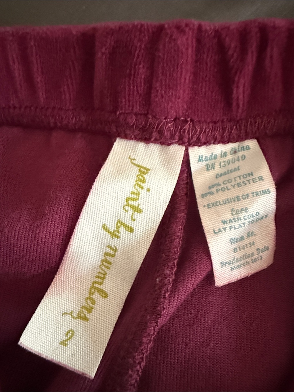 Matilda Jane Burgundy Velvet Ruffles - Picture 3 of 3
